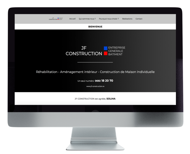 Site Officiel de JF CONSTRUCTION
